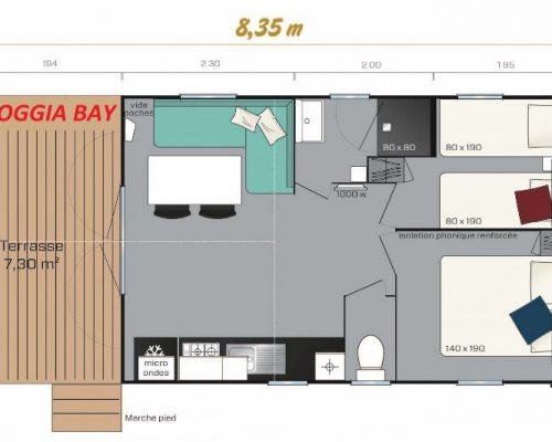 PLAN LOGGIA BAY